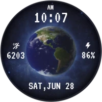 3D Animated Earth WatchFace