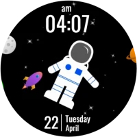Astronaut Earth Watch Face