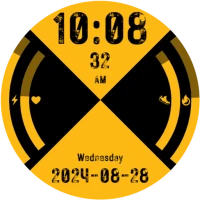 Yellow Warning Watch Face