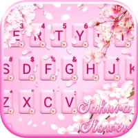 Pink Floral Sakura Tema