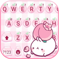 Pink Cute Peach Tema