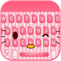 Pink Cute Kitty Tema