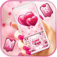Pink Love Hearts Tema