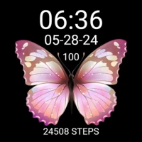 Cute Pink Butterfly Rose Gold