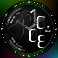 Metal Lion Watch Face