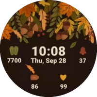 Autumn Watch Face Animated