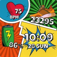 Simple Comic Watch Face