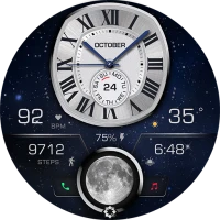 D350 Galaxy Space Watch Face