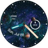 3D Galaxy Watch Face