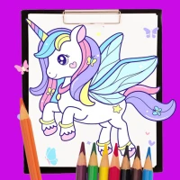 Tek Boynuzlu At Boyama Kitabı