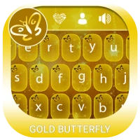 Golden Butterfly Keyboard