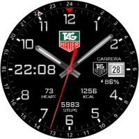 Hybrid TAG Carrera Watch face
