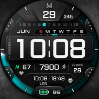 MD283 3D Digital watch face