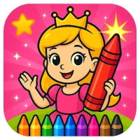 Princess Coloring Book Game