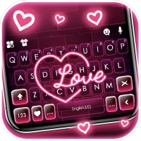 Neon Pink Love Tema