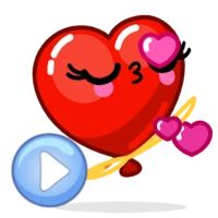 WASticker Amor con movimiento