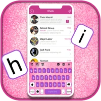 Pink Girly SMS Klavye Arkaplan