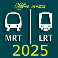 Singapur MRT ve LRT Haritası