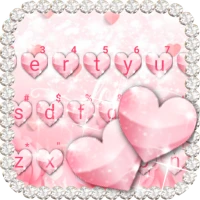 Pink Heart Love Tema