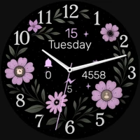 Flowers Elegant Watch Face