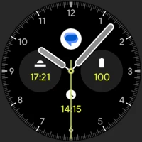 Pear Analog Watch Face