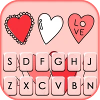 Doodle Love Klavye Teması