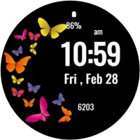 Butterfly Simple Watch Face