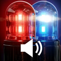 polis sireni ve polis ışığı