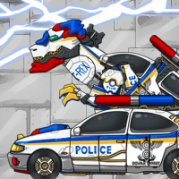 T-rex Cops:Birleştir DinoRobot
