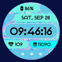 Neon Pulse Watch Face