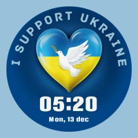 Ukraine Flag & Pride Watchface