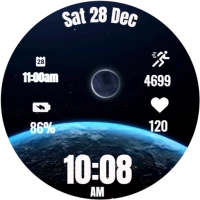 Animated Moonfall Watch Face