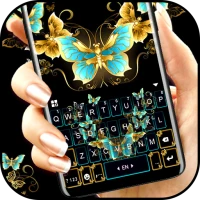 Vintage Golden Butterfly Klavy
