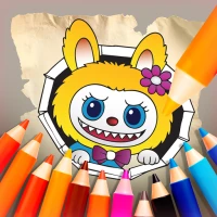 Labubu Magic Coloring game