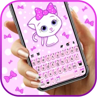 Pink Kitty Bow Tema
