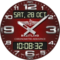 Hybrid BREITLING Watch face