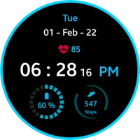 Blue Ring Watch Face