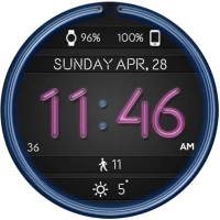 Neon Lights HD Watch Face