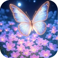 Parlayan Kelebek Duvar Kağıdı