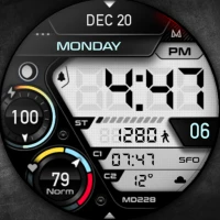 MD228 Digital watch face