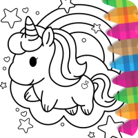 Tekboynuz Boyama Sayfaları