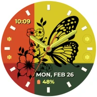 Vibrant Butterfly Bloom