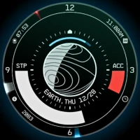 Planet in stars Watch Face