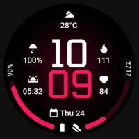 MDS422 Minimal Watch Face