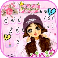 Pink Cute Girl Tema