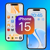 iPhone 15 pro max Launcher iOS