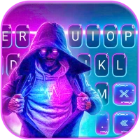 Neon Heartbeat Man Tema