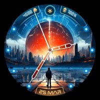 Cyber Space Watch Face SGW7