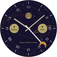 Space Analog Watch Faces